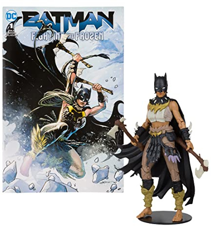 McFarlane Figura de Acción DC Batgirl con cómic Batman Multicolor TM15923
