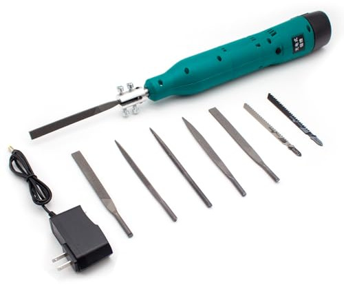 Toplionace Lima Elettrica Alternativa, Utensile per Rettifica in Metallo Ferro per Sfregamento Coltello Sbagliato Coltello per Colpire Lima in Acciaio Taglierina per la Lavorazione del Legno