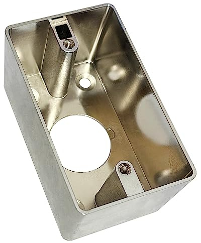 GAGALOR Back Box 86 * 50mm Mounting Accessory for Push Eixt/doorbell Button Switch Metal Electroplate