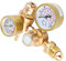 Gasschweißregler Argon CO2 Manometer WIG MIG Durchflussmesser 3500 Psi Zylinderdruckminderventil CGA580 Einlassgewinde 1/4 Auslass 6,605 GPM