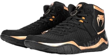 Venum Chaussures de Lutte Elite - Noir-Bronze - 39