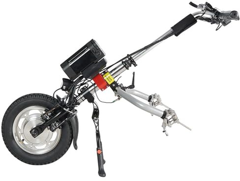 YXFAZPP Sedia a rotelle elettrica, Batteria al Litio, Telaio in Alluminio Leggero, Scooter per disabili più Vecchio, Veicolo di trazione