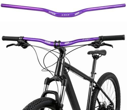 WAKE Cykelstyre 31,8 mm aluminiumlegering styre cykelstyre riser bar för vägcykel MTB mountainbike 780 mm lila (30 mm höjd)