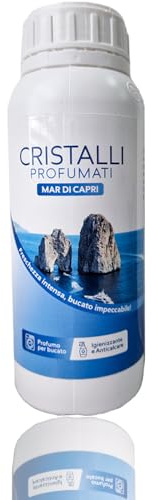 DL SERVICE Perlas Profumadas para Ropa, acción Antical, Desinfectante y Suavizante, ecológico y natural para una colada suave y perfumada, Perfumador Ropa Lavadora 500 ml (Mar de Capri)