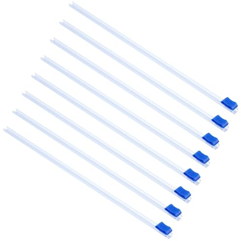 YBEATY 8 Pcs 13 Inch Two Way Sliding Cutter Plastic Wrap Cutter Dispenser Self Adhesive Installation Replacement for Aluminum Foil Wax Paper Parchment Barbecue Baking Paper Roll Kitchen