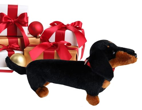 Ocastuted Peluche Teckel,Coussin À Câlins en Forme De Chien Mignon - Animale en Peluche Compagnon de Jeu,pour, Adultes, Chambre, Maison, Canapé, Lit, Salle De Jeu, Voiture,