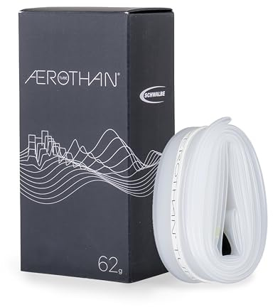 Schwalbe Aerothan Schlauch – Fahrradschläuche für Urban, MTB, Race und Touring Fahrräder – Fahrradschlauch 28 Zoll – Ventil SV 40mm – TPU, 23/28-622 – Made in Germany
