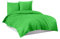 Mixibaby Bettwäsche Bettgarnitur Bettbezug Baumwolle 135x200 155x220 200x200 200x220, Größe:155 x 220 cm, Design Bettwäsche:Apfelgrün Uni