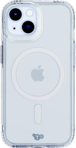 tech21 Evo Clear case Compatible with MagSafe for iPhone 15 -Impact Protection Case - Clear