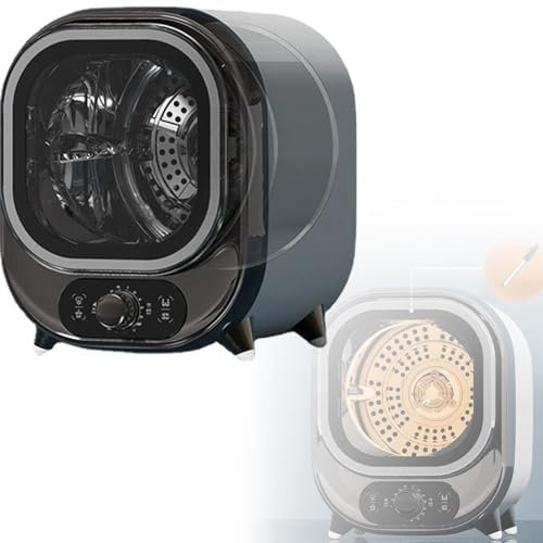 URJWAN Secadora PequeñA, Secadora De Condensador PortáTil, Secadora con VentilacióN De 5 Kg, Uso En Encimera O Montado En La Pared, Compacta, Mini Secadora,D-110V