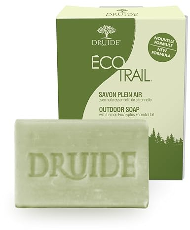 2-in-1 Natural Soap Bar Skin Care Eucalyptus Lemon Made in Canada. 3.7 oz