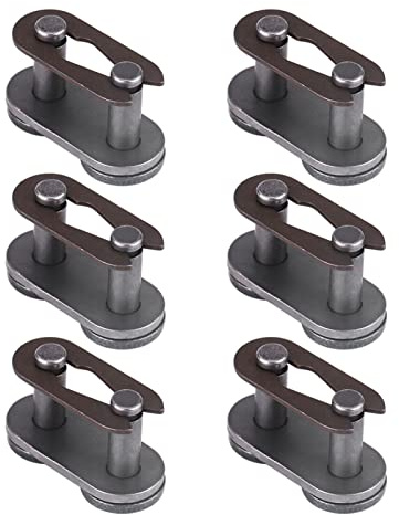 Culnflun 415 Kedjelås, Kedjekoppling i Kolstål, Reservlänkar för Motor Bike och Mini Bike, 5-Pack