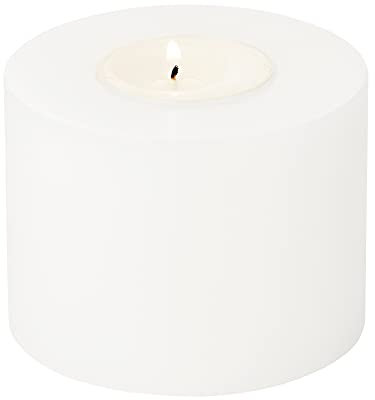 EDZARD Bougie à Chauffe-Plat Durable Bougie Cornélius, Hauteur 6 cm, diamètre 8 cm, Convient aux Bougies à Maxi Chauffe-Plat, résistant à la Chaleur jusqu'à 90 degrés