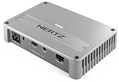 Hertz VENEZIA V4 – Amplificatore marino 4 canali Class D 160 W×4 @4 Ω / 580 W×2 bridged, Hi‑Res, IPX2, Safe‑Lock