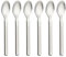 VANRA Juego de 6 cucharas de café pequeñas de acero inoxidable, cucharas de té, cubiertos, aperitivos, café con leche, espresso, 13,5 cm