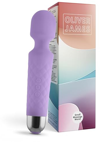 Vibratore Sessuale per Donna - Massaggiante Personale Con 8 Velocità e 20 Modalità - Stimolatore Punto G - Dildo vibrante, Vibratorepunto squirt Giocattoli Sessuali - Oliver James (Foschia di lavanda)
