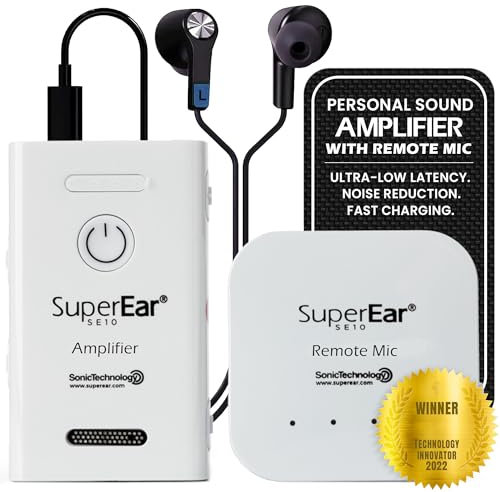 SuperEar Nuevo modelo SE10 para personas mayores, amplificadores auditivos para personas mayores, dispositivo de escucha, amplificador de sonido, dispositivo de escucha, cancelación de ruido