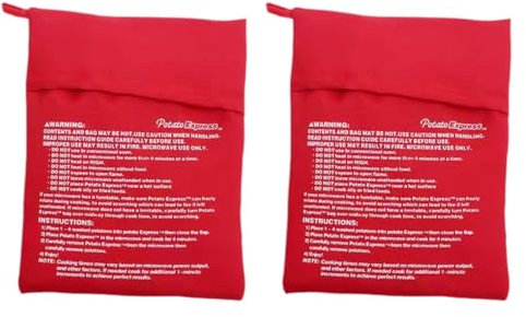 F Fityle Sacchetto per patate dolci al microonde, Sacchetto per arrostire le patate dolci, Sacchetto per cucinare al microonde, Sacchetto per cuocere le patate, L