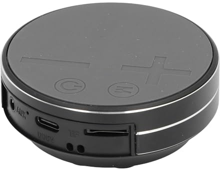 Knochenleitungs-Stereo-Lautsprecher, Wasserdichter Lautsprecher für Heimreisen, Innovative Technologie (Black)