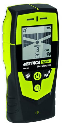 Metrica Rilevatore METRICA 3 in 1: scanner da parete per cavi metallici, legno e