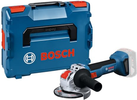 Bosch Professional 18V System sladdlös vinkelslip med X-LOCK GWX 18V-8 (inkl. stödhandtag, skydd, L-BOXX 136)