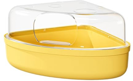 Bac À Sable pour Hamster – Creuser Un Bain Transparent Et Étanche | Récipient De Bain De Sable pour Gerbille, De Nettoyage pour Hamster Nain, Bac À Litière pour Rongeurs, pour Souris, Chinchilla,