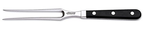 Arcos Serie Clasica - Tenedor para Trinchar - Hoja de Acero Inoxidable Forjado NITRUM 160 mm - Mando de Polioximetileno (POM) Color Negro