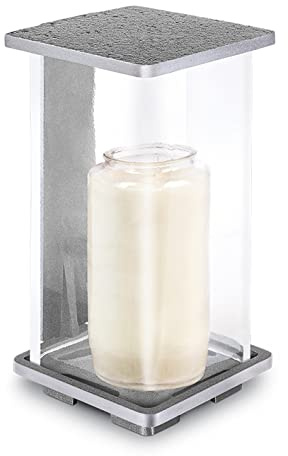 legendURN Grave Lantern Aluminium in Several Colors | Modern Memorial Lantern Aluminium