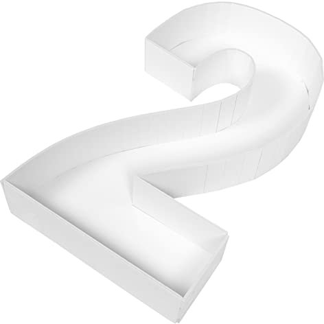 EXCEART Cornice Palloncini Numero Per Compleanno Torre Porta Palloncini Decorazione Party Centrotavola