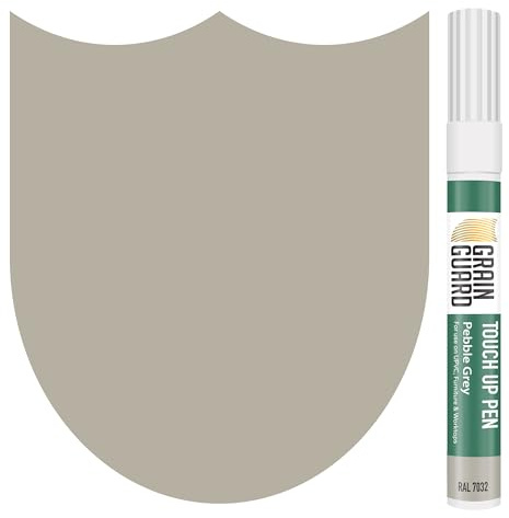GRAIN GUARD Touch-Up & Scratch Repair Pens | Pebble Grey (RAL 7032) | Touch-Up Pens: Furniture, Kitchen Units, Worktops, Doors & Windows | Wood, Metal, Hard Plastics, UPVC | Fast Drying | 10ml