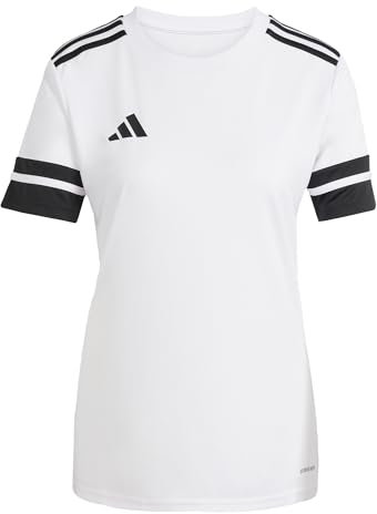 adidas Damen SQUADRA25 Jersey Short Sleeve, White/Black, S