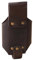 Ceinture holster de bière, ceintures de bouteille en cuir PU, accessoires de bière, mains - sac banane pour pique-nique, extérieur, barbecue, randonnée, jardinage, marron, Refer to description,