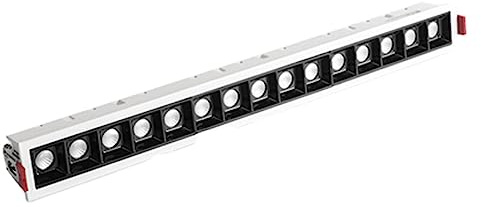 Aymzbd Lámpara LED Empotrada para Techos en Hogares Y Hoteles, Blanco 15 Luces, Individual