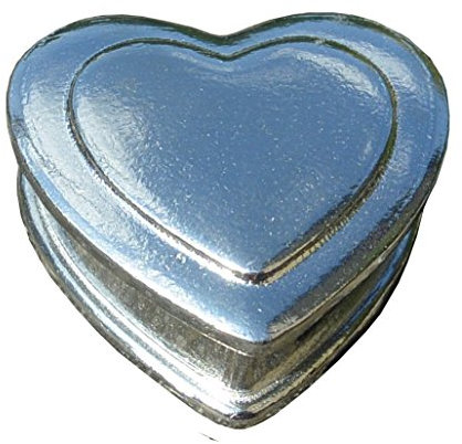 Boîte à Bagues, Cadeau 10 Ans De Mariage (Noces d'Étain). Faite Main Aux Étains de Jumilhac.