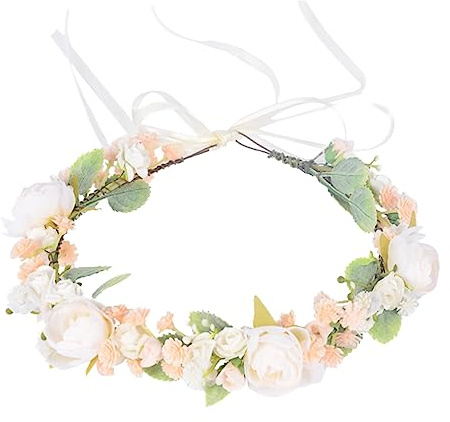 Housoutil Brudhuvudbonad Gypsophila Blomsterkrans Hårband Huvudbonad Brudkrans Elegant Bröllopsdekoration