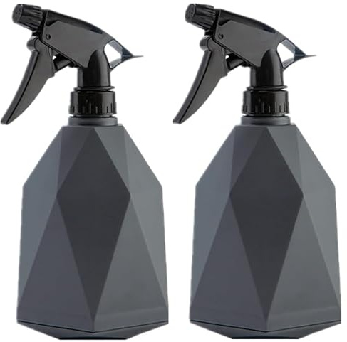 Youning Pflanzen Sprühflasche Wassersprühflaschen Nachfüllbare Leere Sprühflaschen Nebelsprühflaschen Wasser Sprühflasche Blumensprüher Pflanzensprühflasche Sprüher für Garten Küche Salon (2PCS-Grau)