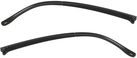 SECFOU 1paar Ersatzbügel Für Brillen Und Sonnenbrillen Universelle Passform Mit Konkav-flachem Zahn-design Einfache Installation Und Vielseitige Kompatibilität Für Brillenreparatur