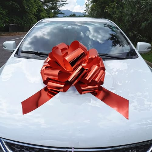 14 Metallic Pull Bow for Gift Wrapping Large Ribbon Bow for Christmas Decorations, Wedding, Party, Birthday
