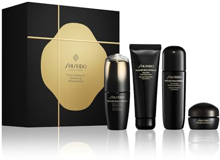 Shiseido Revitalize & Rejuvenate Set - Future Solution LX Extra Rich Foam (50mL), Concentrated Softener (74mL), Intensive Firming Brilliance Serum (50mL) & Total Regenerating Cream (15mL) - $514 Value