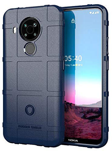 TingYR Hülle für Nokia 5.4, Silikon hülle Abdeckung Telefon Case Stoßfest Case Schutzhülle, Handyhülle für Nokia 5.4 Smartphone.(Blau)