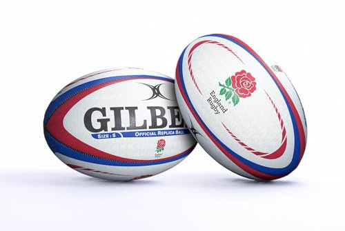 Gilbert- Rugbyball, offizielle Replik England (England), Größe 5