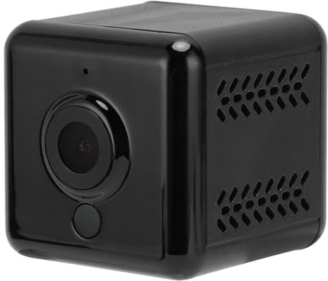 Denash Mini Telecamera WiFi, Mini Telecamera Wireless WiFi Supporta Scheda di Memoria da 128 GB 720P HD Ricaricabile per la Casa