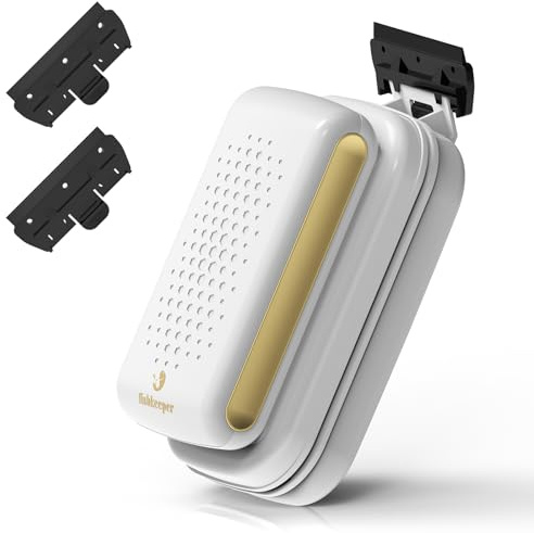 fishkeeper Aimant Aquarium Nettoyage, Mise à niveau du puissant lave vitre magnétique aquarium, raclette aquariums pour anti algue aquariums avec 2 scrapers amovibles