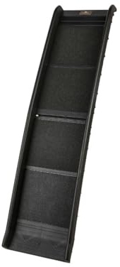 Knuffelwuff klappbare Hunderampe – stabile rutschfeste Einstiegshilfe für Hunde | faltbar leicht & tragbar | gelenkschonend wetterfest & ideal für Auto SUV & Reisen | bis 40 kg