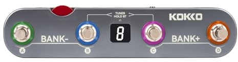 Kokko KE-1 Multi-Effects Pedal – Compact Guitar Processor with Overdrive, Chorus, Delay, Reverb, and Tuner
