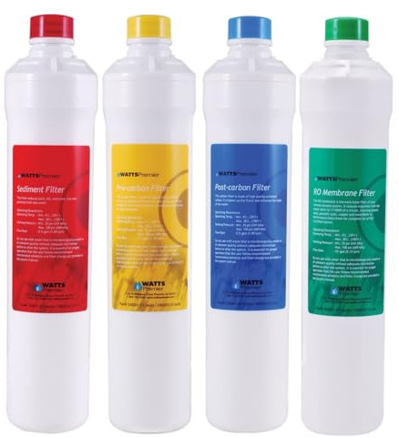 Premier 1R-1Y-1B-1G RO-Pure Push Button Replacement Filter Kit, Model: 1R-1Y-1B-1G, Outdoor & Hardware Store