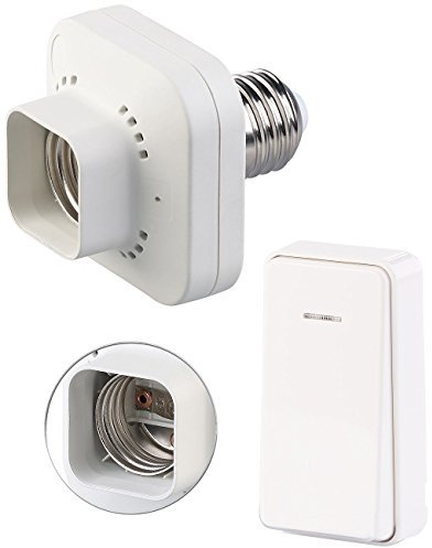 Adaptateur de douille E27 / 60 W + interrupteur cinétique petit modèle KFS-100.S [Casa Control]