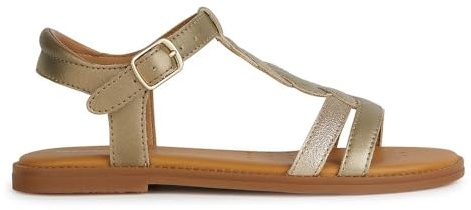 Geox J Sandal Karly Girl, Donna, Platino BNC010, 37 EU