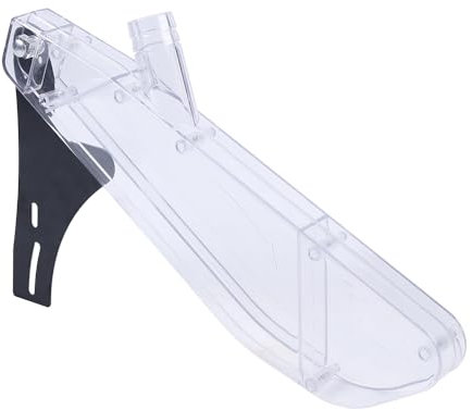 Bordscirkelsåg spånkåpa 30 cm sågbladsskydd transparent cirkelsåg dammuppsamling dammskydd