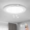 Leselux Akku Deckenlampe mit Bewegungsmelder, 6000mAh Aufladbar Batterie Deckenleuchte mit Fernbedienung, Ohne Stromanschluss 3 Modi Dimmbar 3000K/4500K/6500K, für Flur Treppe Balkon Garage, Φ19CM